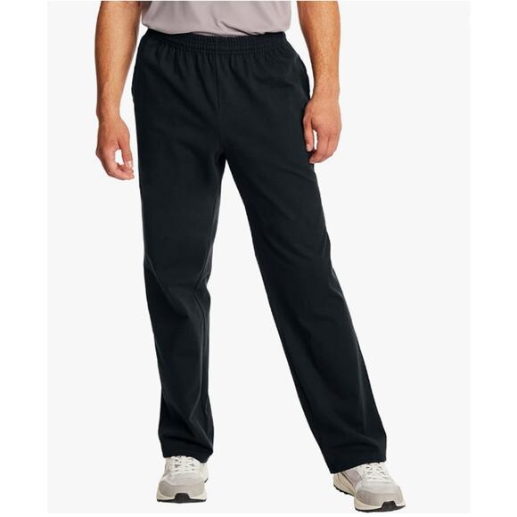 Hanes Essentials Sweatpants Black Cotton Jersey Pants Men's Size 3X Large NWT - Picture 1 of 3